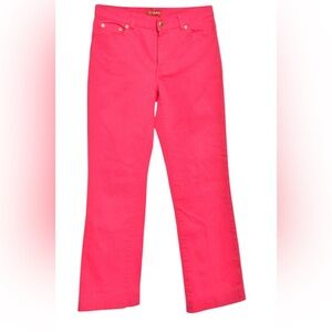 Chaps Pink Straight Leg Jeans Pink Size 12